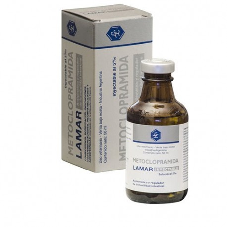 LAMAR - METOCLOPRAMIDA INY. X 50 CC.-