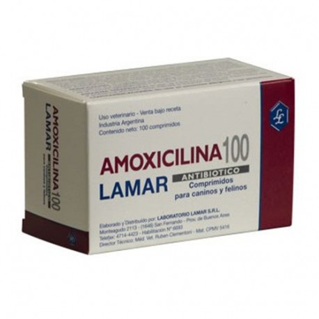 LAMAR - AMOXICILINA 100  X 100 COMPR.-