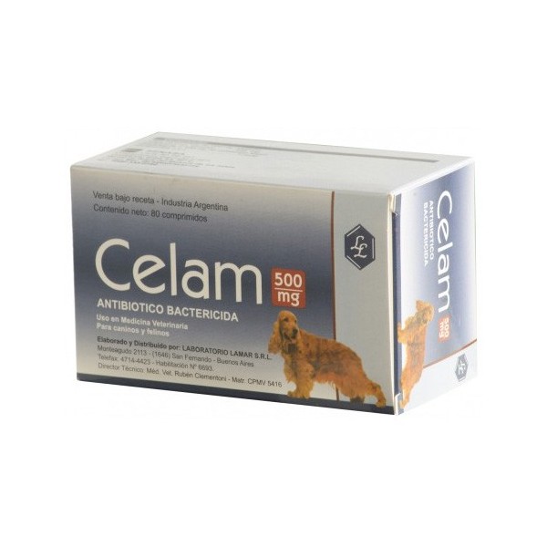 LAMAR - CELAM 500 mg. X 80 COMP.-