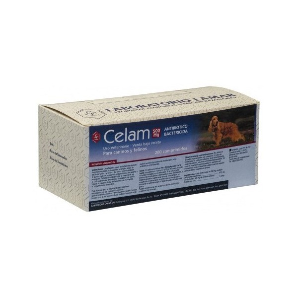 LAMAR - CELAM 500 mg. X 200 COMP.-