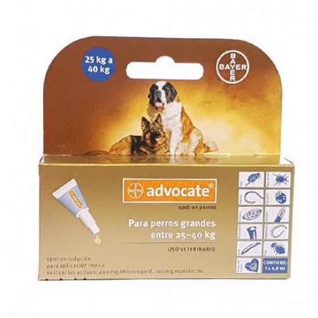 BAYER - ADVOCATE PERRO 25-40 KG (4 ML)-