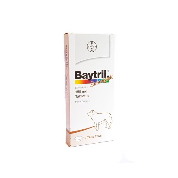 ELANCO - BAYTRIL SABORIZ. 150 MG. X 10 TABL.-