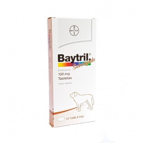 ELANCO - BAYTRIL SABORIZ. 150 MG. X 10 TABL.-