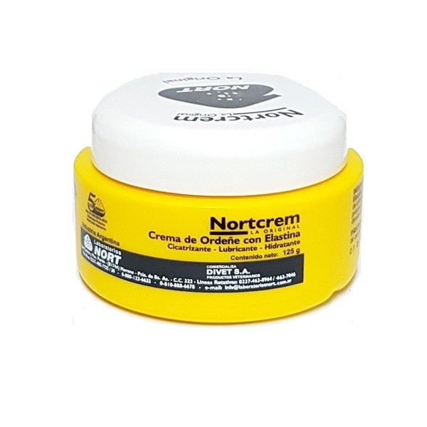 NORT - CREMA DE ORDEÑE C/ELASTINA X 125 GRS.-