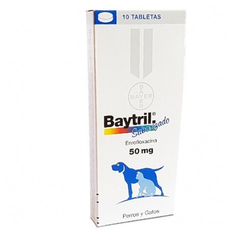 BAYER - BAYTRIL SABORIZ. 50 MG. X 10 TABL.-