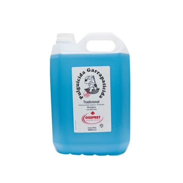 OSSPRET - SHAMPOO TRADICIONAL PULG y GARR. X 5 LTS.-