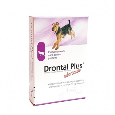 BAYER - DRONTAL PLUS SABORIZADO 35 KG.-